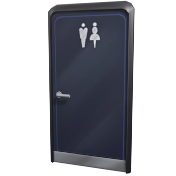 Club Restroom Door