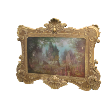 Antique Golden Picture Frame